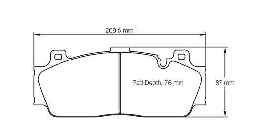 BMW F87 M2 Competition/F82 M4/F10 M5/F13 M6 Pagid Racing Brake Pads